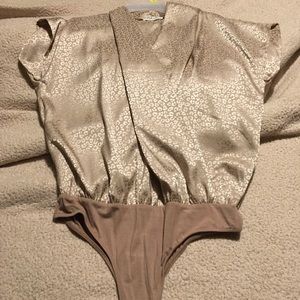 Tan cbrand bodysuit